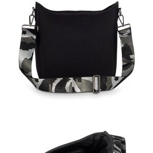 Stylish Black Camouflage Strap Bag